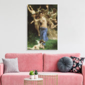 Het Wespennest door William Adolphe Bouguereau Canvas Afdruk (Insitu (Woonkamer))