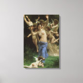 Het Wespennest door William Adolphe Bouguereau Canvas Afdruk (Voorkant)