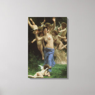 Het Wespennest door William Adolphe Bouguereau Canvas Afdruk