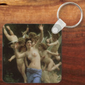 Het Wespennest door William Adolphe Bouguereau Sleutelhanger (Achterkant)