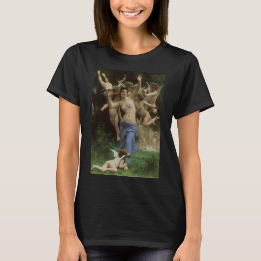 Het Wespennest door William Adolphe Bouguereau T-shirt (Voorkant)