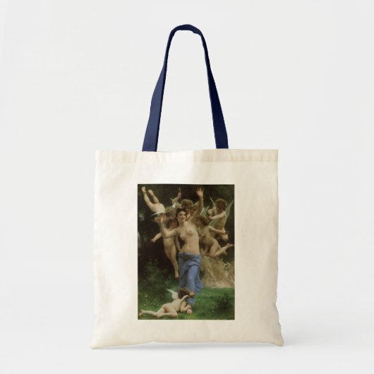 Het Wespennest door William Adolphe Bouguereau Tote Bag (Voorkant)