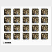 Het Wespennest door William Adolphe Bouguereau Vierkante Sticker (Vel)