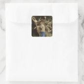 Het Wespennest door William Adolphe Bouguereau Vierkante Sticker (Tas)