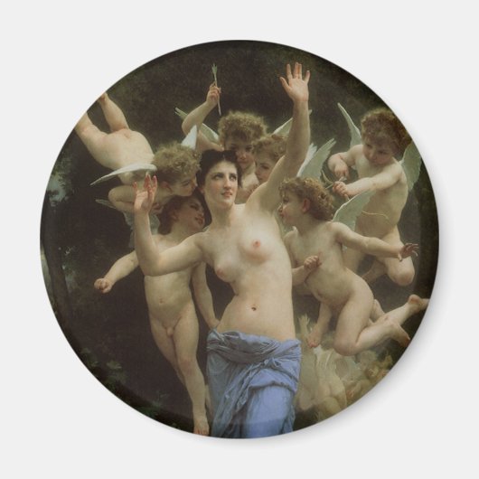 Het Wespennest van William Adolphe Bouguereau Magneet (Voorkant)
