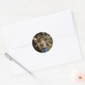 Het Wespennest van William Adolphe Bouguereau Ronde Sticker (Envelop)