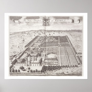Het West Prospect Knole uit '36 verschillende soor Poster