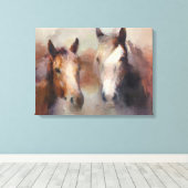 Het Westen blazen Canvas Afdruk (Insitu (Houten vloer))