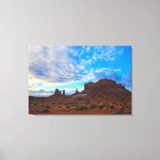 Het westen canvas afdruk (Voorkant)