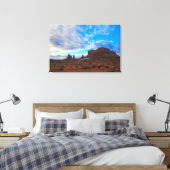 Het westen canvas afdruk (Insitu (Slaapkamer))