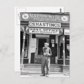 Het westen Danville, VT, Postkantoor, jaren '40 Briefkaart (Voorkant / Achterkant)