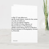 Het westen van Groot "C" Recente Middag Kaart (Achterkant)