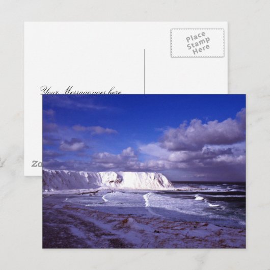 Het westen van het Uitzicht van de Kom van de Briefkaart (Voorkant / Achterkant)