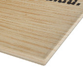 Het Westen was niet op Salad Bull Skull Wood Grain Snijplank (Hoek)