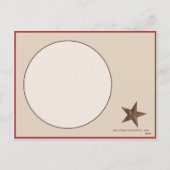 Het westerne Briefkaart van de Foto van de (Achterkant)