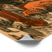 Het Westerne Cowboy Comedy Theatrical Poster (Hoek)