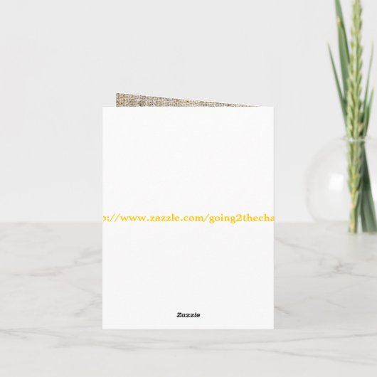 Het westerne Huwelijk van de Zonnebloem van de Bedankkaart (Achterkant)