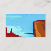 Het westerne Visitekaartje van de Kleur van het (Achterkant)