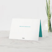 Het westerne Wenskaart van de Vakantie van de Feestdagen Kaart (Achterkant)