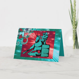 Het westerne Wenskaart van de Vakantie van de Feestdagen Kaart