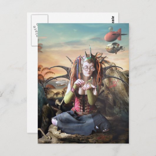 Het wetenschappelijk Briefkaart (Voorkant / Achterkant)