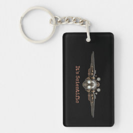 Het wetenschappelijke dubbele acryl sleutelhanger