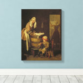 Het wetsontwerp canvas afdruk (Insitu (Houten vloer))