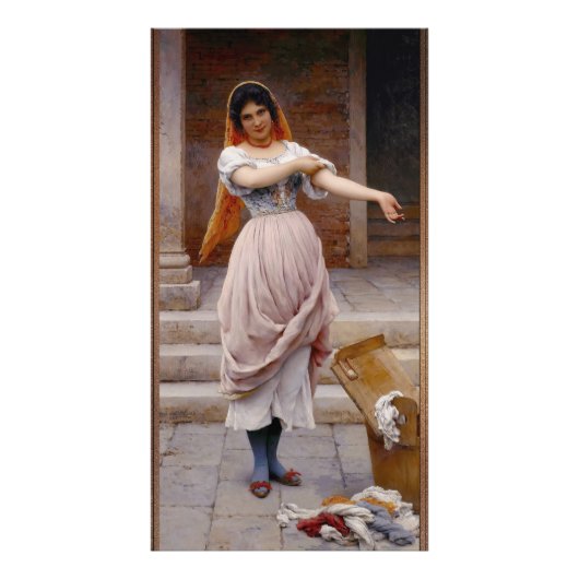 Het wetsontwerp van Eugen von Blaas Foto Afdruk (Voorkant)