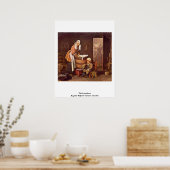 Het wetsontwerp van Jean-Baptiste Simeon Chardin Poster (Keuken)