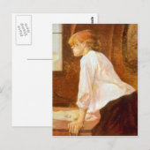 Het wetsontwerp van Toulouse-Lautrec Briefkaart (Voorkant / Achterkant)