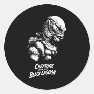 Het wezen van de Black Lagoon Horror Flick Ronde Sticker