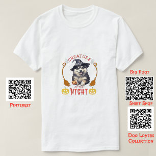 Het wezen van de nacht Alaskan Malamute T-shirt