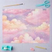 Het whimsical Pastel Cloud Series Design 10 Tissuepapier (Craft)