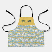 Het Whimsical Whale Kinder Schort (Voorkant)