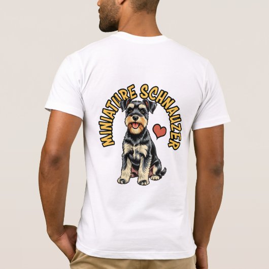 Het Whiskered Wonder T-shirt (Achterkant)