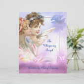 Het Whispering Angel Hoesje Persoonlijk Briefpapie (Staand voorkant)