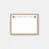 Het whiteboard van de leraar Sticky Post-It Notes (Voorkant)