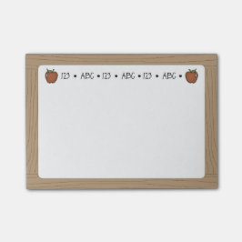 Het whiteboard van de leraar Sticky Post-It Notes