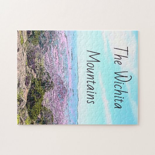 Het Wichita-gebergte Legpuzzel (Horizontaal)