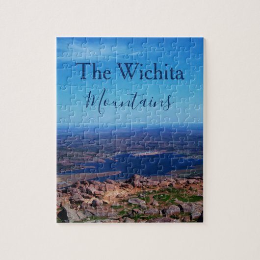 Het Wichita-gebergte Oklahoma Jigzaag Puzzle Legpuzzel (Verticaal)