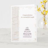 het wieden van gelukwensen kaart (Gele Bloem)