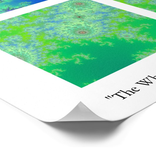 Het wiel aan het einde van de ruimtetijd poster (Hoek)