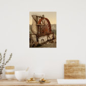 Het wiel, Laxey, het eiland van Man, de Druk van h Poster (Keuken)