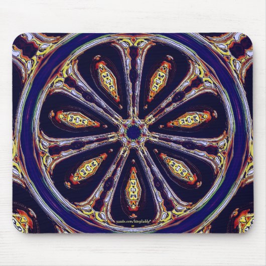Het Wiel Mousepad van de kleur Muismat (Voorkant)