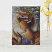 Het wiel opnieuw uitvinden kaart (Gele Bloem)