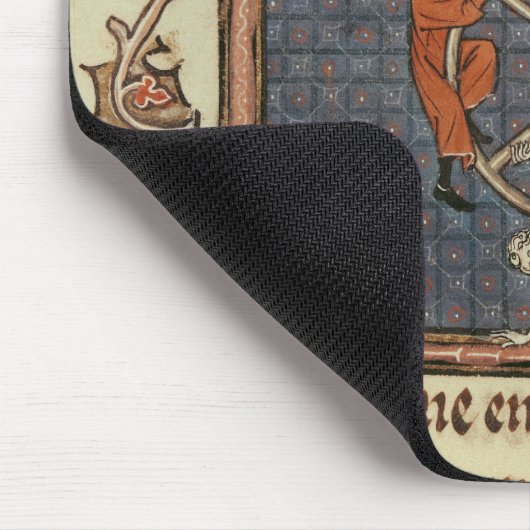 Het wiel van de Fortune, van de Moralize Muismat (Hoek)