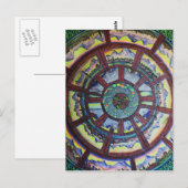 Het wiel van de lijn van de Tijdopgave Briefkaart (Voorkant / Achterkant)