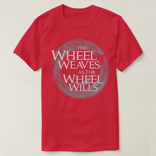 Het wiel van de tijd dat de wielwielpieken t-shirt (Design voorkant)