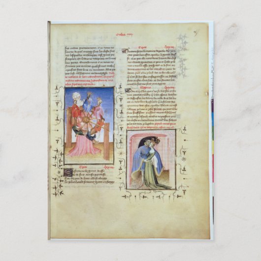 Het wiel van Fortune en de Treachery Briefkaart (Voorkant)