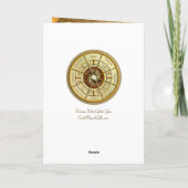 Het Wiel van Wiccan van de Kaart van de Groeten (Achterkant)